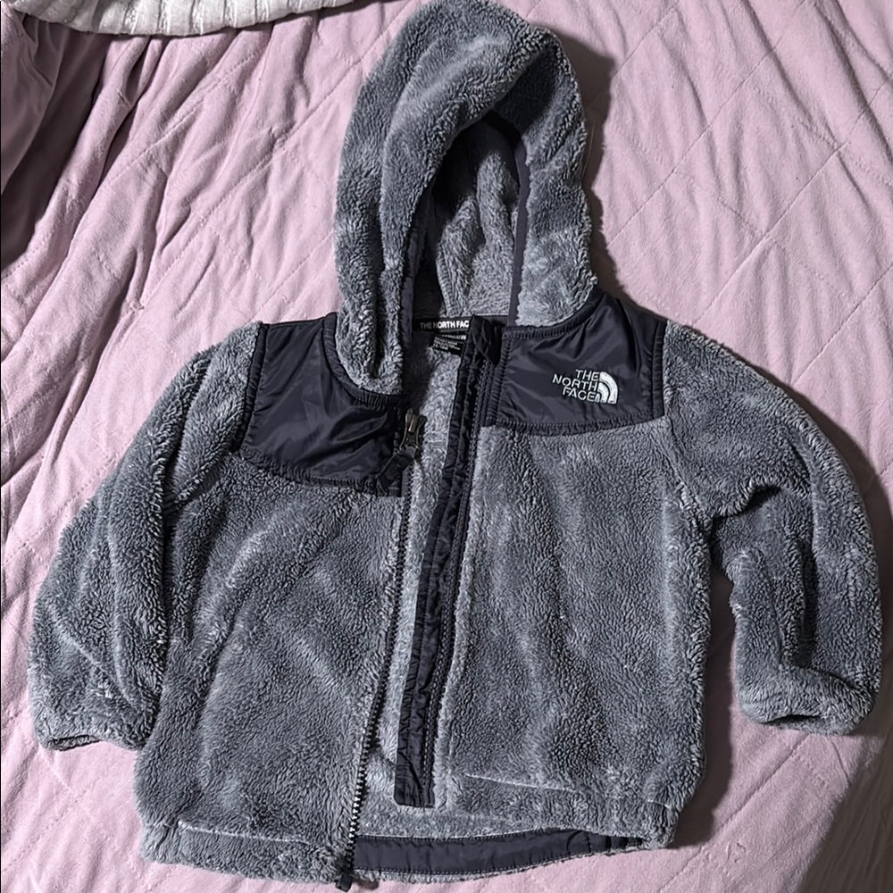 The North Face Kids Gray Fleece Jacket